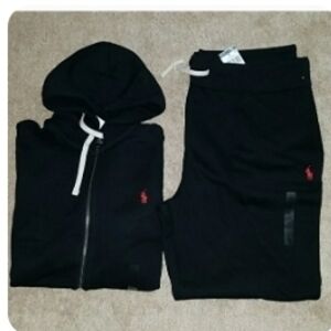Polo by Ralph Lauren Black Joggers Set Track Suit